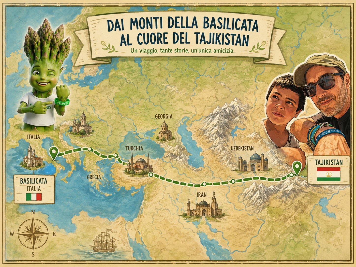 La mappa del viaggio